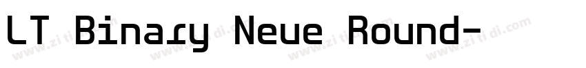 LT Binary Neue Round字体转换